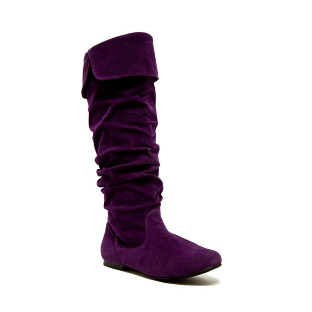 Purple Calf Boots